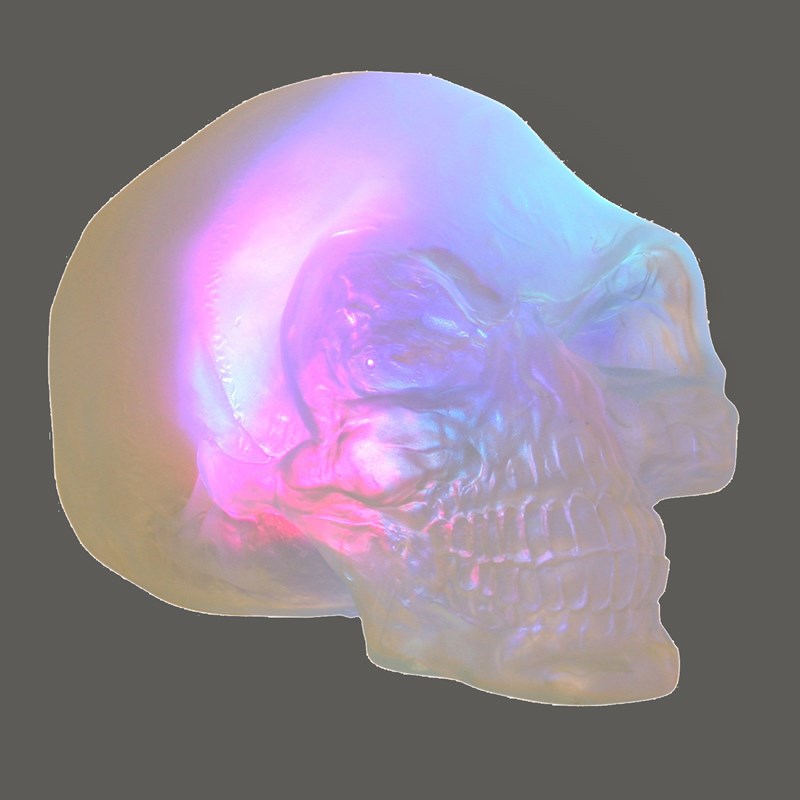 Indiana Jones   Color Changing Crystal Skull for the 2022 Costume season.
