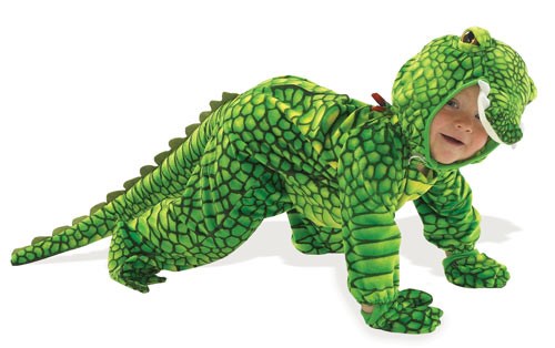 Alligator Infant  and  Toddler Costume for the 2022 Costume season.