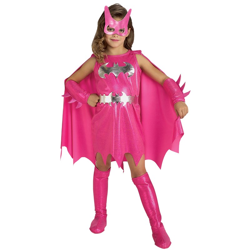 Pink Batgirl Child Costume for the 2022 Costume season.