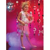 Pink and Silver Diva Child Costume