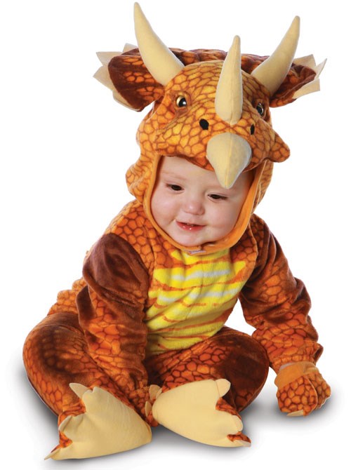 Triceratops Infant  and  Toddler Costume for the 2022 Costume season.