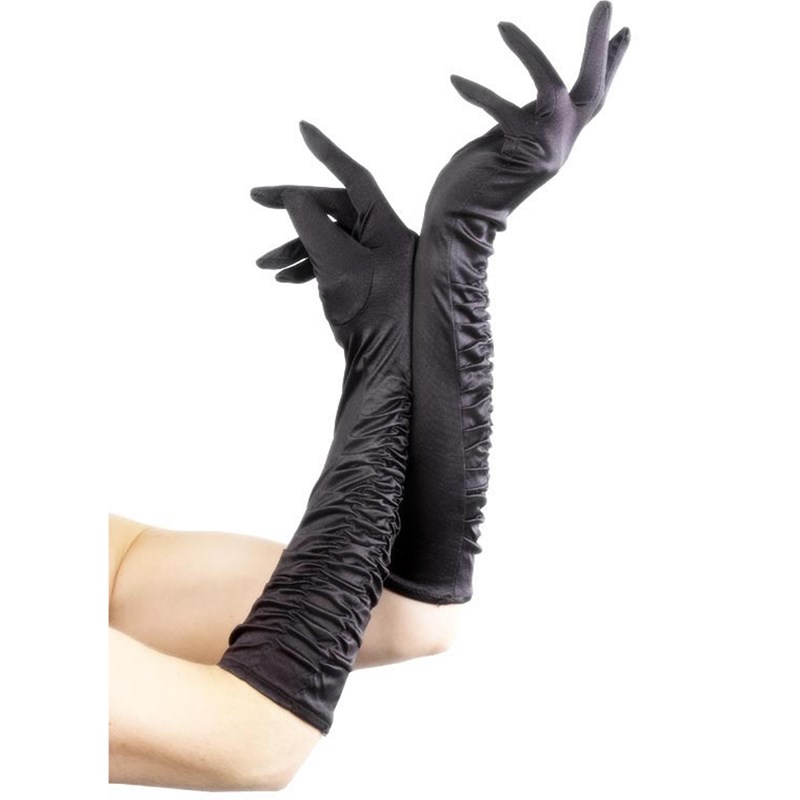 Temptress Long Black Gloves Adult for the 2022 Costume season.