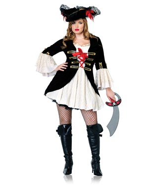 Captain Swashbuckler Adult Plus Costume