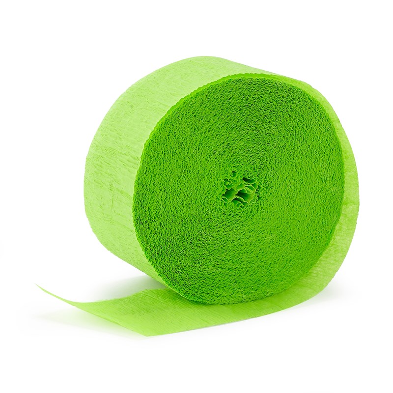 Apple Green (Lime Green) Crepe Streamer   81 for the 2022 Costume season.