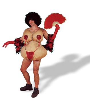 Tassle Twirling Tessie  Adult Costume