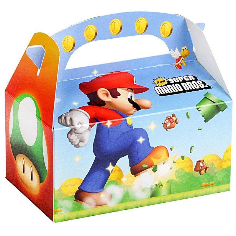 Super Mario Bros. Empty Favor Boxes for the 2022 Costume season.