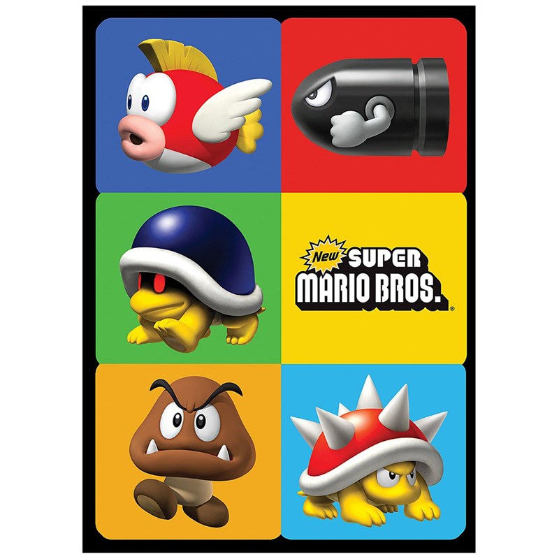 Super Mario Bros. Sticker Sheets for the 2022 Costume season.