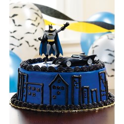 Superhero Birthday Cake on Superhero Cake Toppers
