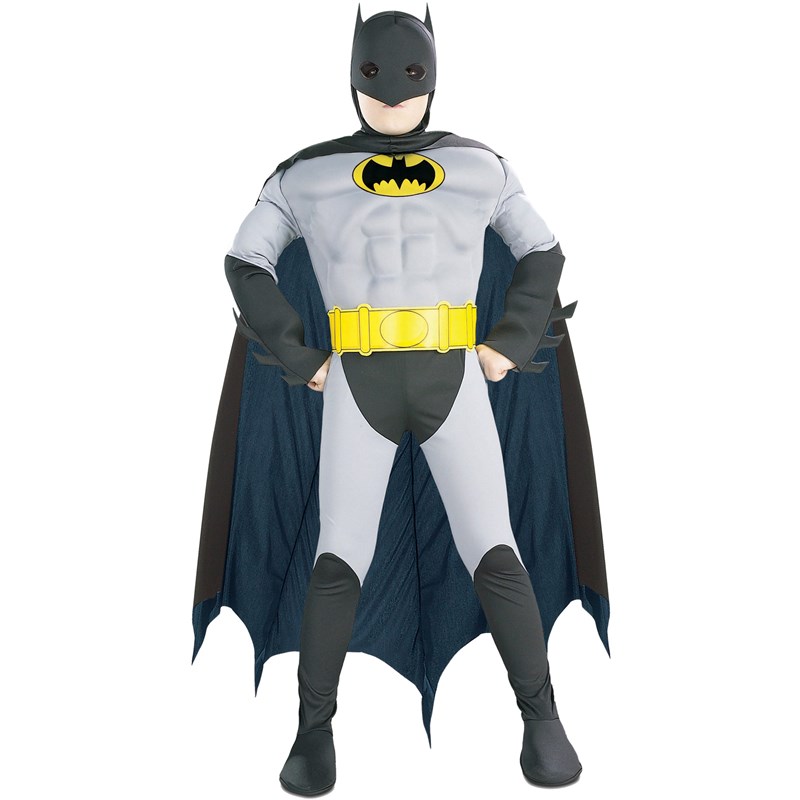 Batman with Muscle Chest Toddler  and  Child Costume for the 2022 Costume season.
