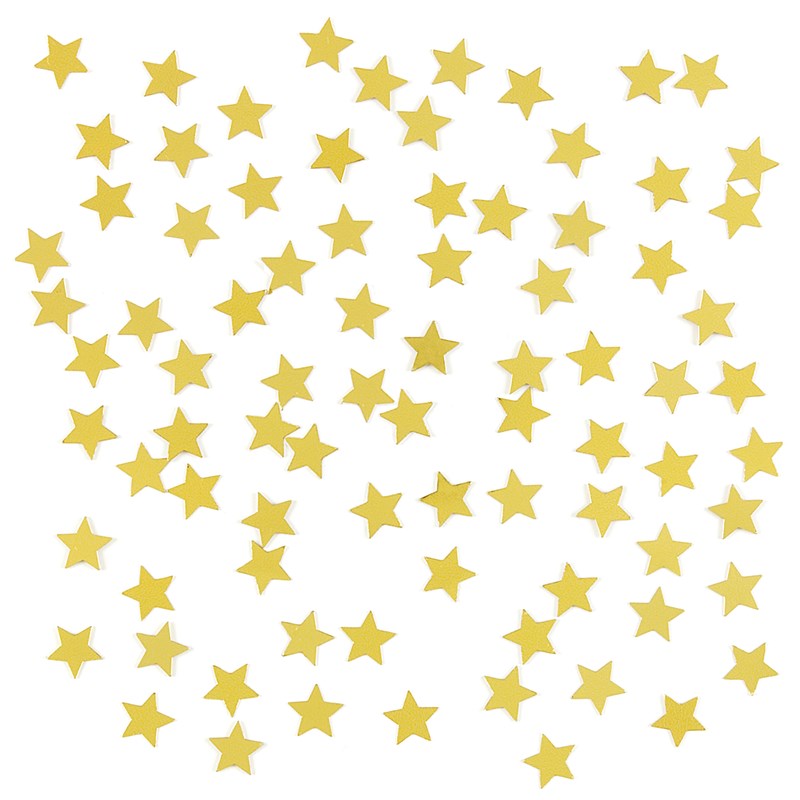 Gold Stars Confetti for the 2022 Costume season.