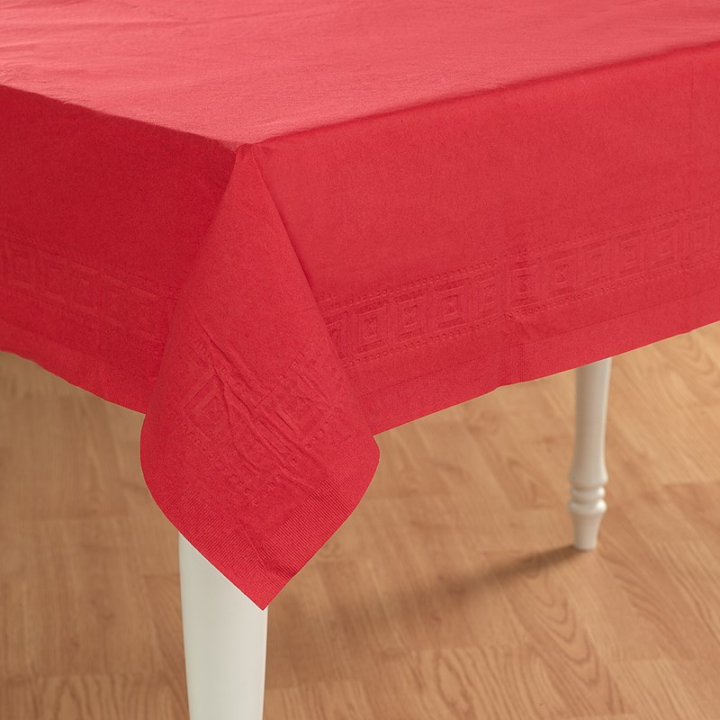 Classic Red (Red) Paper Tablecover for the 2015 Costume season.