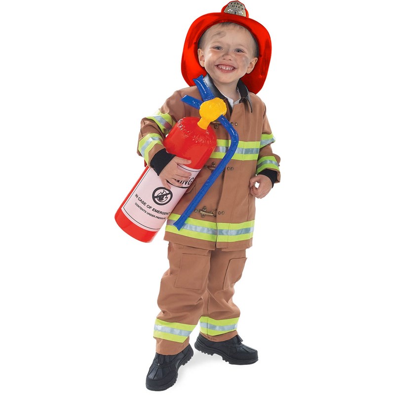 Firefighter Tan Child Costume for the 2022 Costume season.