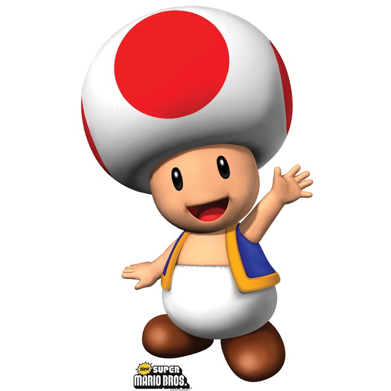 Super Mario Bros. Toad Standup for the 2022 Costume season.