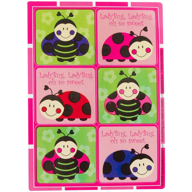 Ladybugs: Oh So Sweet Sticker Sheets for the 2022 Costume season.