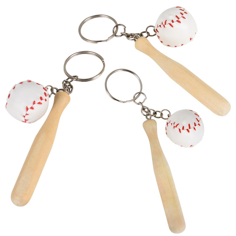 Baseball and Bat Keychains (12 count) for the 2022 Costume season.