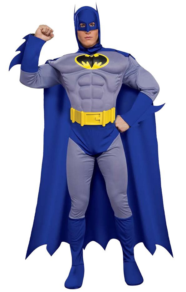 Batman Brave & Bold Deluxe Muscle Chest Adult Costume