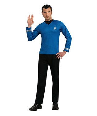 Star Trek Movie Blue Shirt Adult Costume