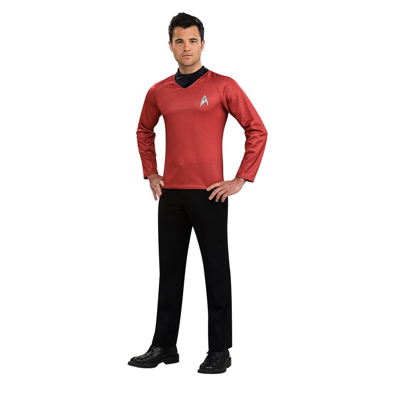 Star Trek Movie   Red Shirt Adult Costume for the 2022 Costume season.