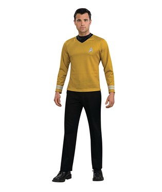 Star Trek Movie Gold Shirt Adult Costume