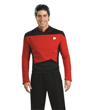 Star Trek Next Generation - Red Shirt Deluxe Adult Costume