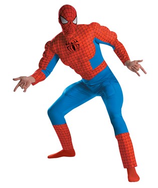 Spider-Man Deluxe Muscle Adult Costume