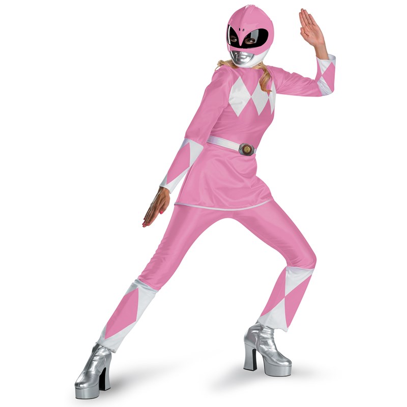 Power Rangers Pink Ranger Deluxe Adult Costume for the 2022 Costume season.