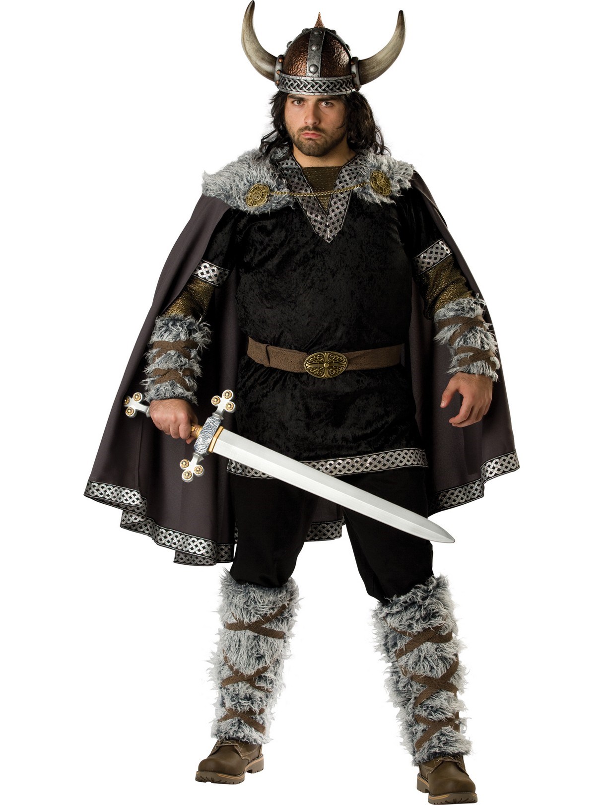 Viking Warrior Adult Plus Costume