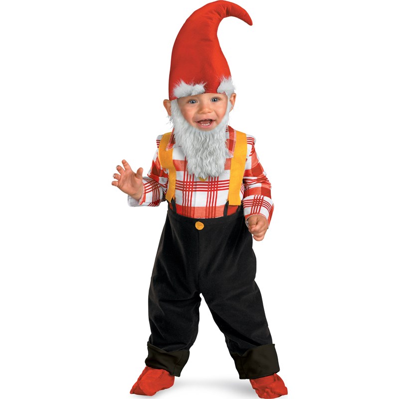 Garden Gnome Infant  and  Toddler Costume for the 2022 Costume season.