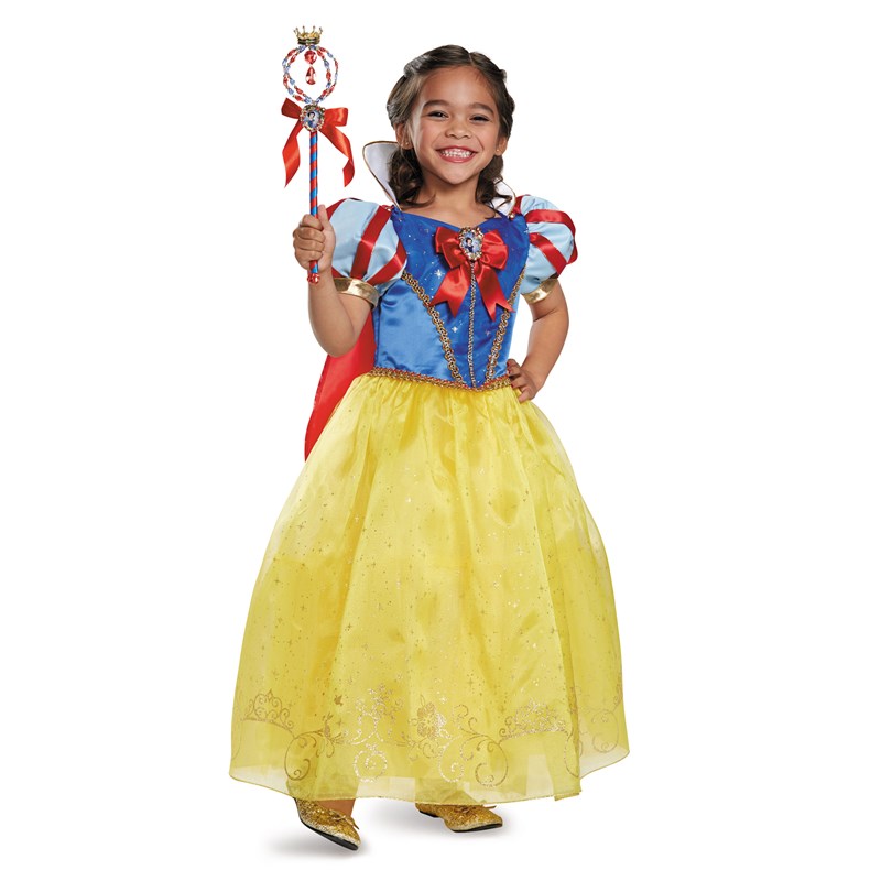 Disney Storybook Snow White Prestige Child  and  Toddler Costume for the 2022 Costume season.
