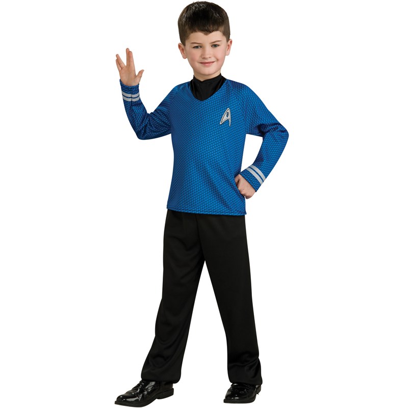 Star Trek Movie (Blue) Shirt Child Costume for the 2022 Costume season.