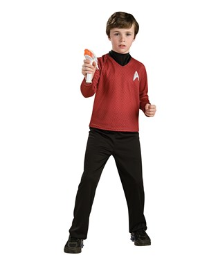 Star Trek Movie Deluxe Red Shirt Child Costume