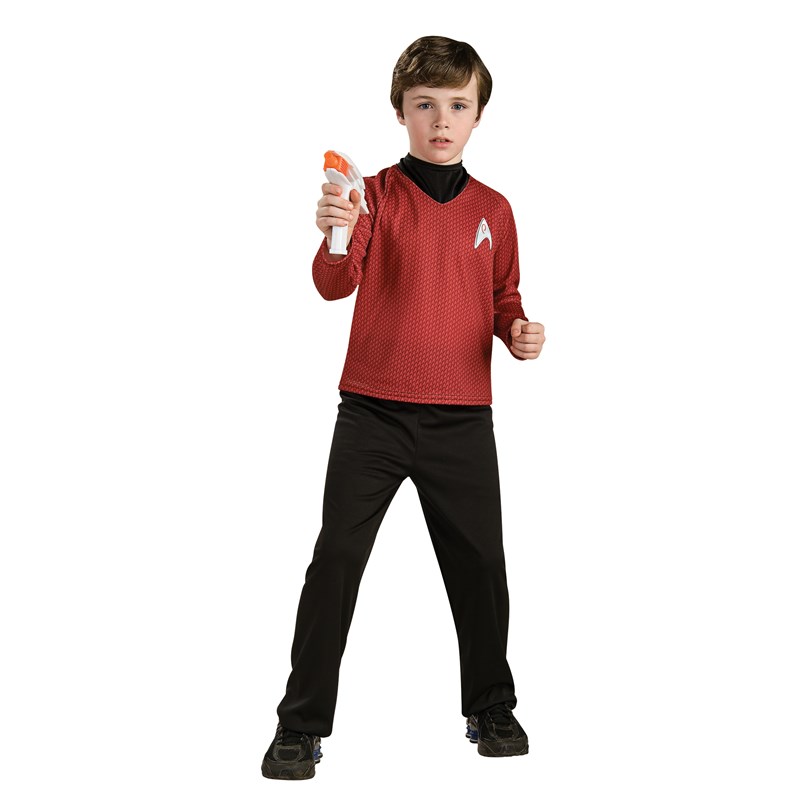 Star Trek Movie Deluxe (Red) Shirt Child Costume for the 2022 Costume season.