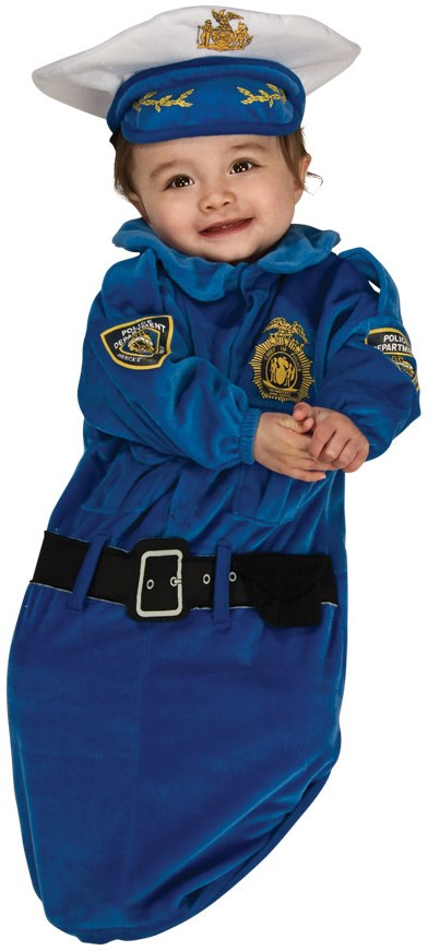 Police Officer Deluxe Bunting Infant Costume