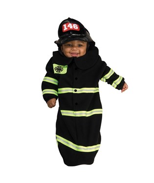 Firefighter Deluxe Bunting Infant Costume