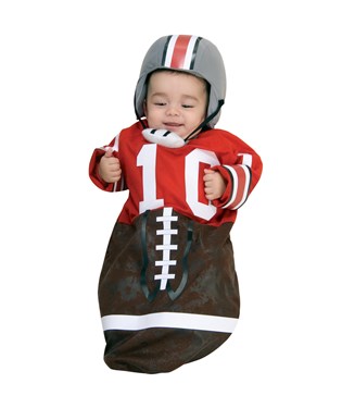 Football Red Deluxe Bunting Infant Costume
