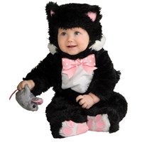 Black Cat Halloween Costume Infant Toddler