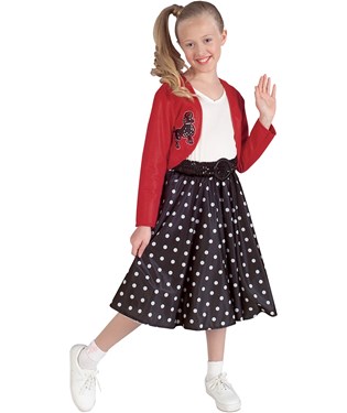 Polka Dot Rocker Child Costume