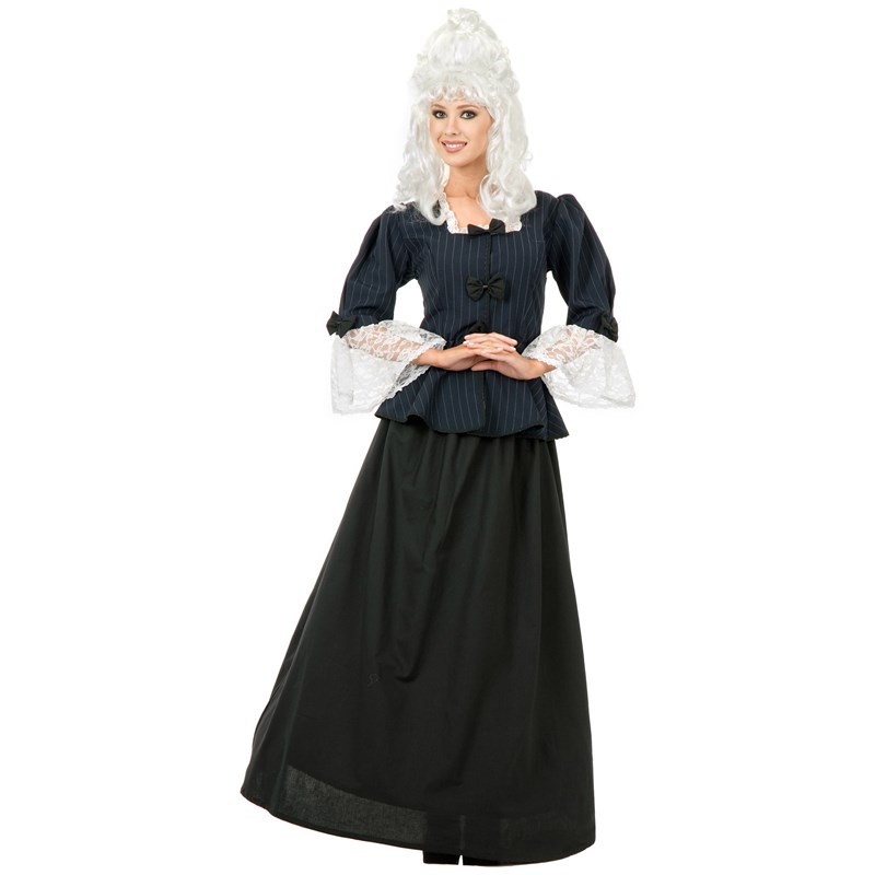 Martha Washington Colonial Woman Adult Costume for the 2022 Costume season.