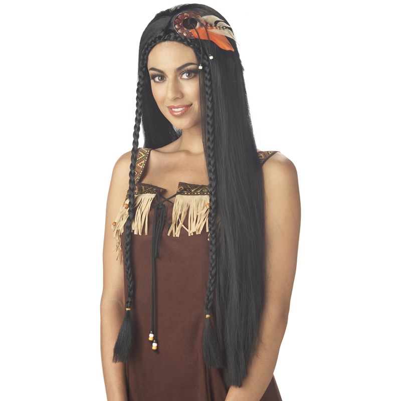 Sexy Indian Princess Adult Wig for the 2022 Costume season.