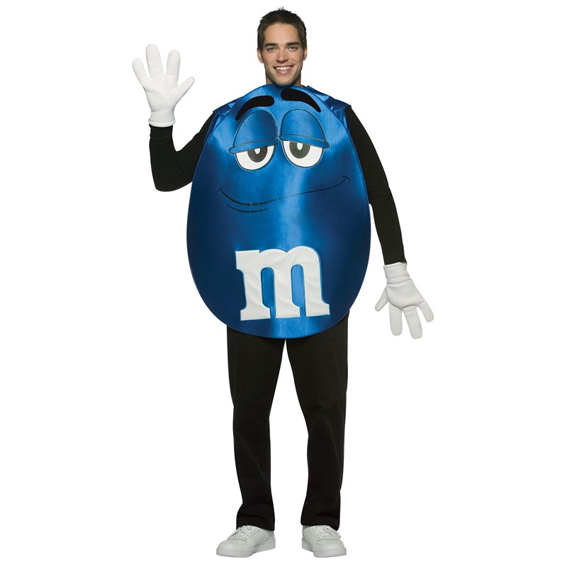 MMs Blue Poncho Adult Costume for the 2022 Costume season.