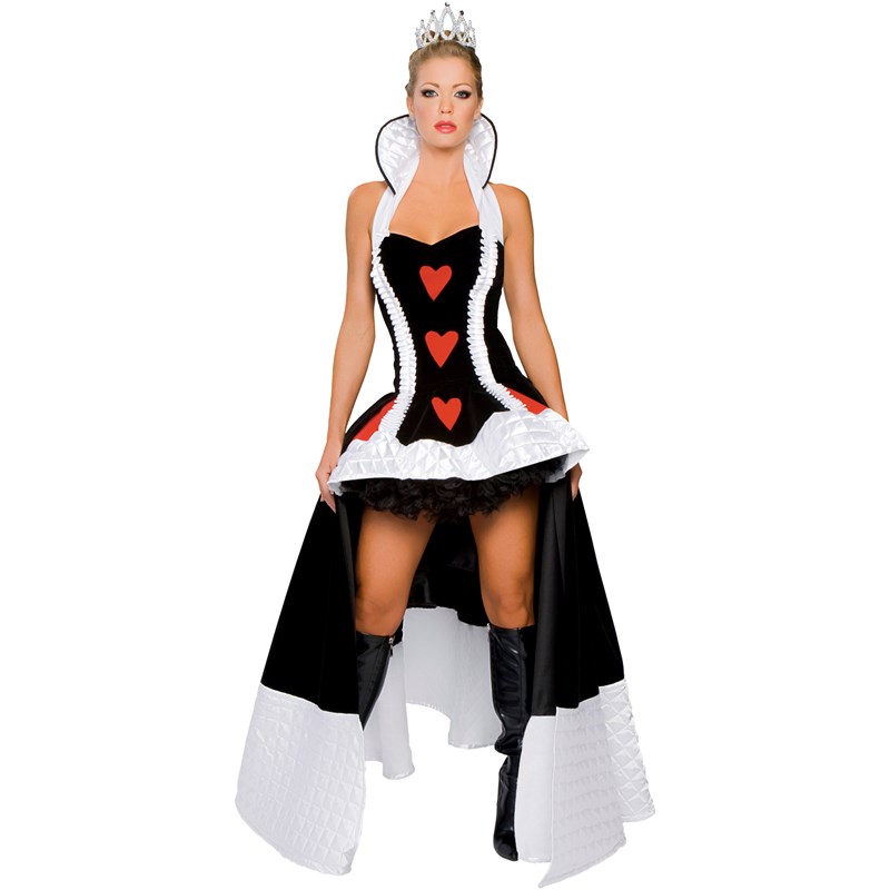 Deluxe Enchanting Queen of Hearts Adult Costume for the 2022 Costume season.