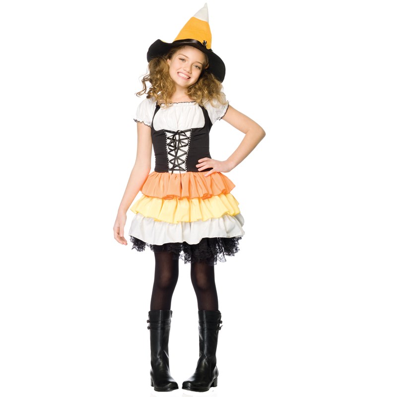 Kandy Korn Witch Child Costume for the 2022 Costume season.
