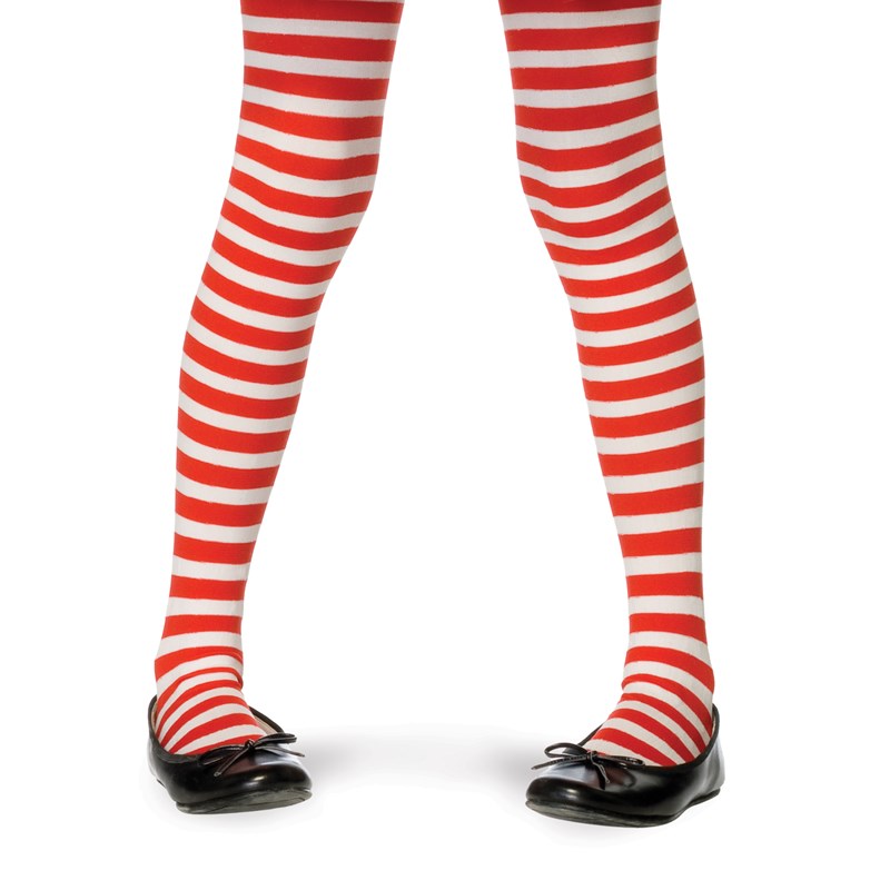Red and White Striped Tights Child for the 2022 Costume season.