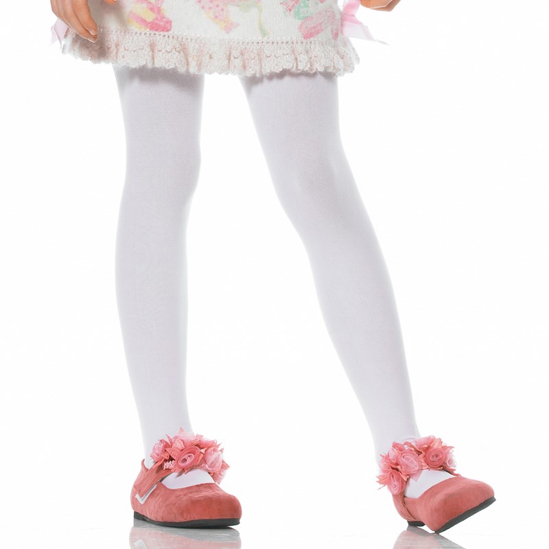 White Opaque Tights Child for the 2022 Costume season.