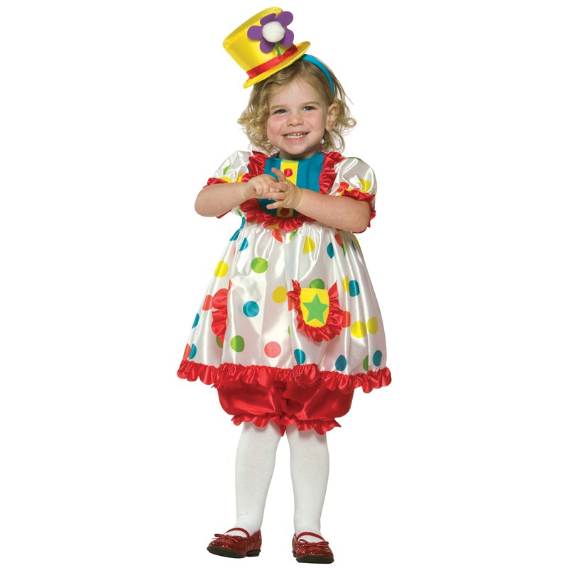 Clown Girl Toddler Costume for the 2022 Costume season.