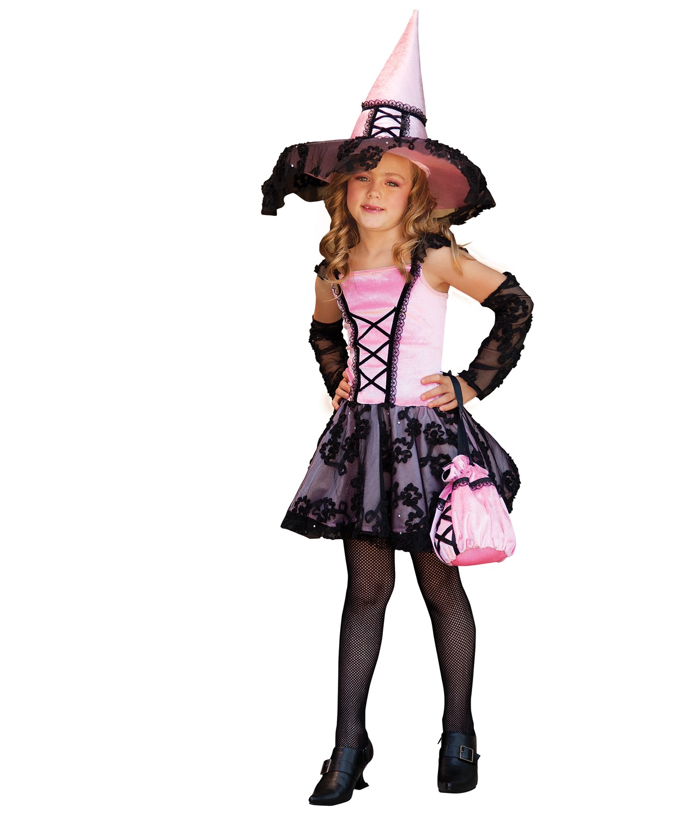Lacy Witch with Glovelettes Child Costume