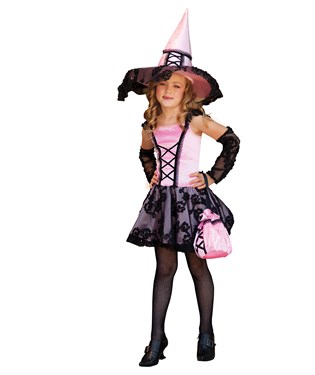 Lacy Witch with Glovelettes Child Costume