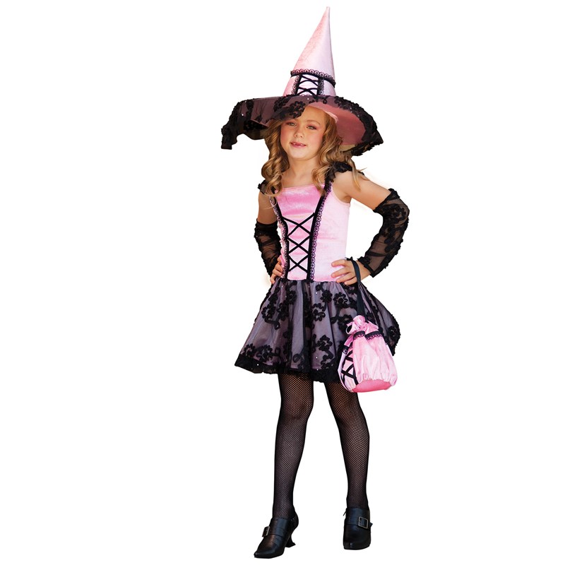 Lacy Witch with Glovelettes Child Costume for the 2022 Costume season.