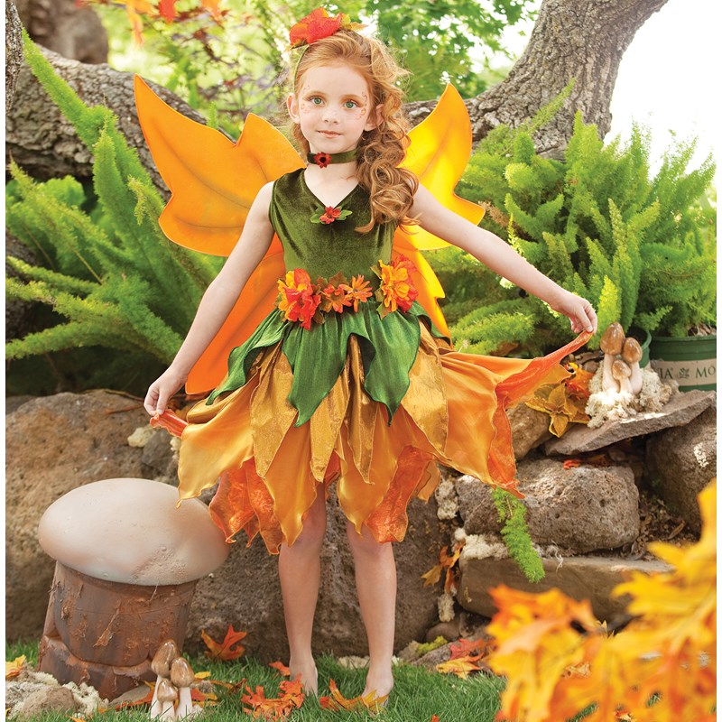 Fall Fairy Child Costume for the 2022 Costume season.