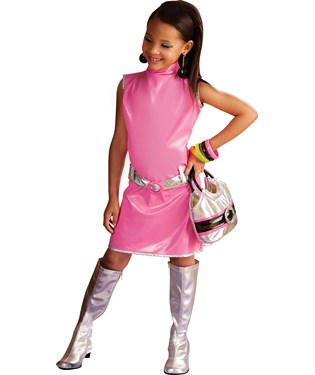 Pink Go Go Dress Child Costume